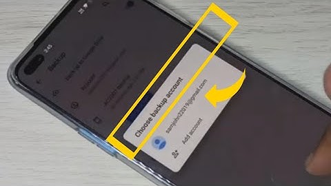 How to Enable Google Backup on any OnePlus Device - Create Backup Account