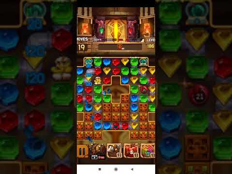 Jewel Legacy 💎 - Jewels & Gems Match 3 Puzzle 2021 Level 186 ⭐⭐⭐ no Booster 👑 Android Gameplay ✅