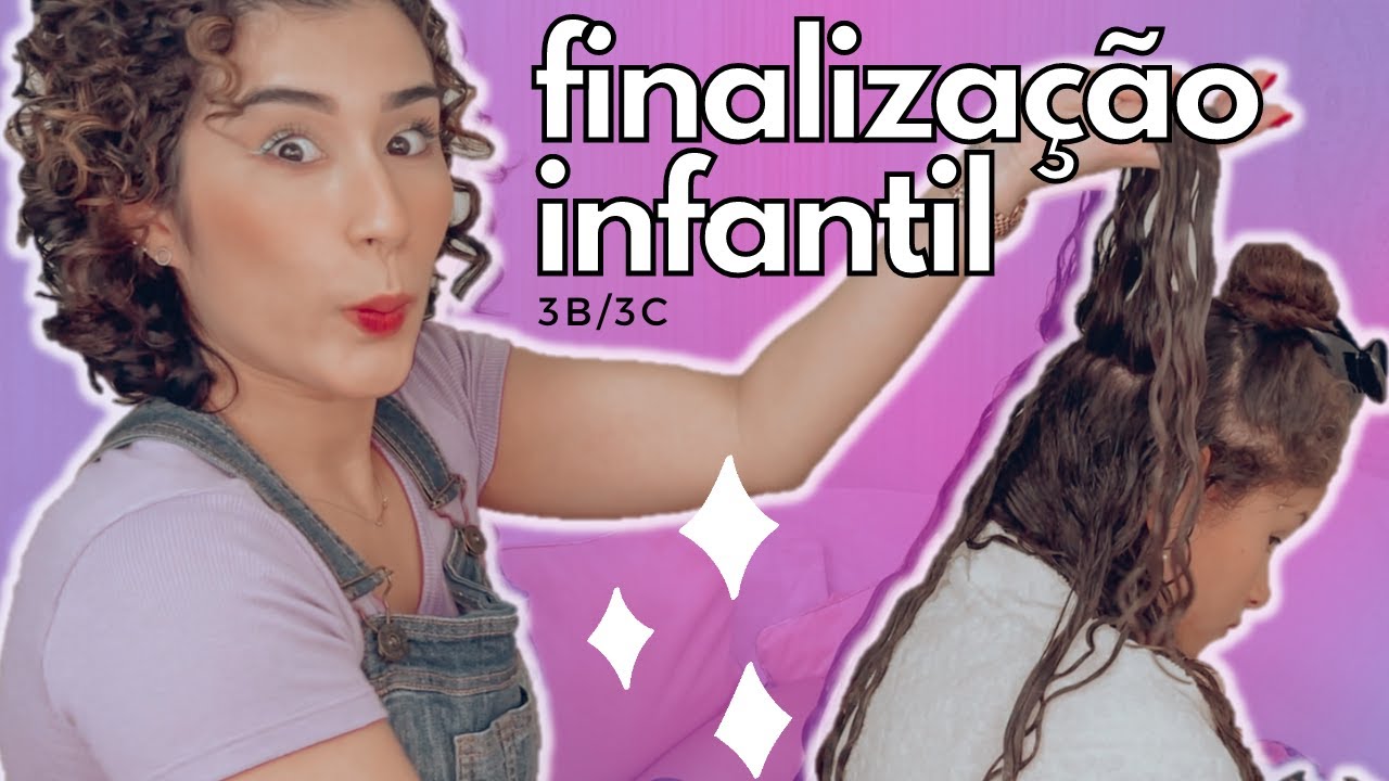 COMO FINALIZAR CABELO CACHEADO DE CRIANÇA (CABELO 3B/3C)