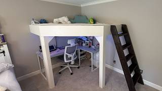 DIY loft build to add space to a bedroom!