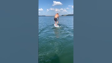 My First successful Flat Water SUP Start! - #foiling #hydrofoil #supfoil #standuppaddle #flatwater