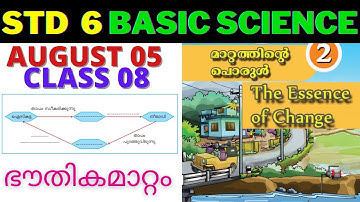 VICTERS STD 6 |BASIC SCIENCE| CLASS 08|05.08.2021