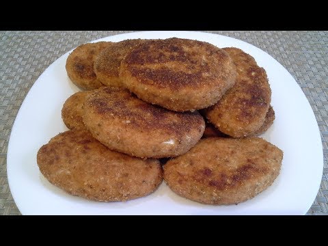 Рыбные котлеты с манкой