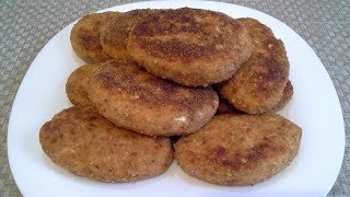 Рыбные котлеты с манкой Рыбные котлеты с манкой