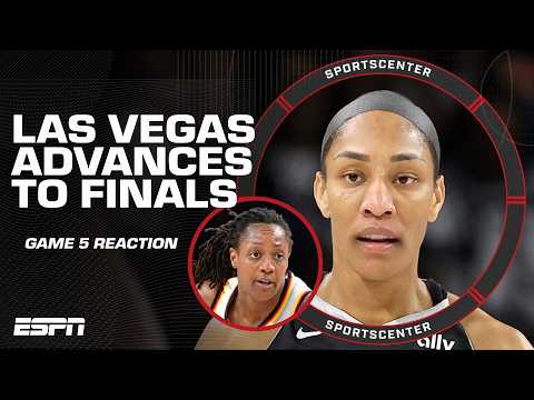 Fever vs. Aces Game 5 REACTION 🍿 Las Vegas' experience 'paid off' - Carolyn Peck | SportsCenter