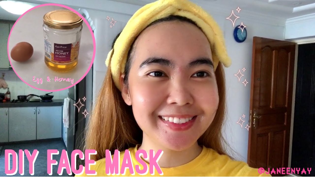 DIY FACE MASK Egg white and Honey Face Mask YouTube