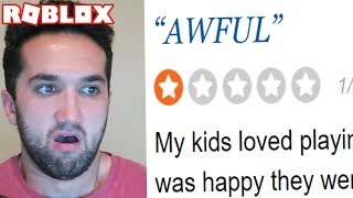 REACTING TO ROBLOX REVIEWS