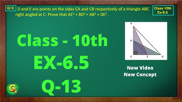 Ex 6.5 Q13 Class10 | Triangles Chapter 6 | Class10 | NCERT | Class10 Ex 6.5 Q13 | Green Board