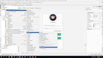 Android Restaurant Food Ordering System User Login and Registration Layout Design Tutorial