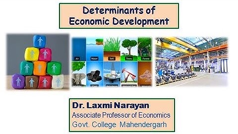 Determinants of Economic Development