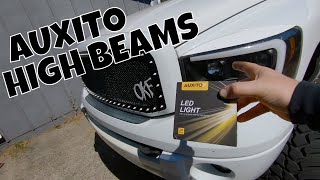 upgrading my stock high beams with Auxito Led high beams