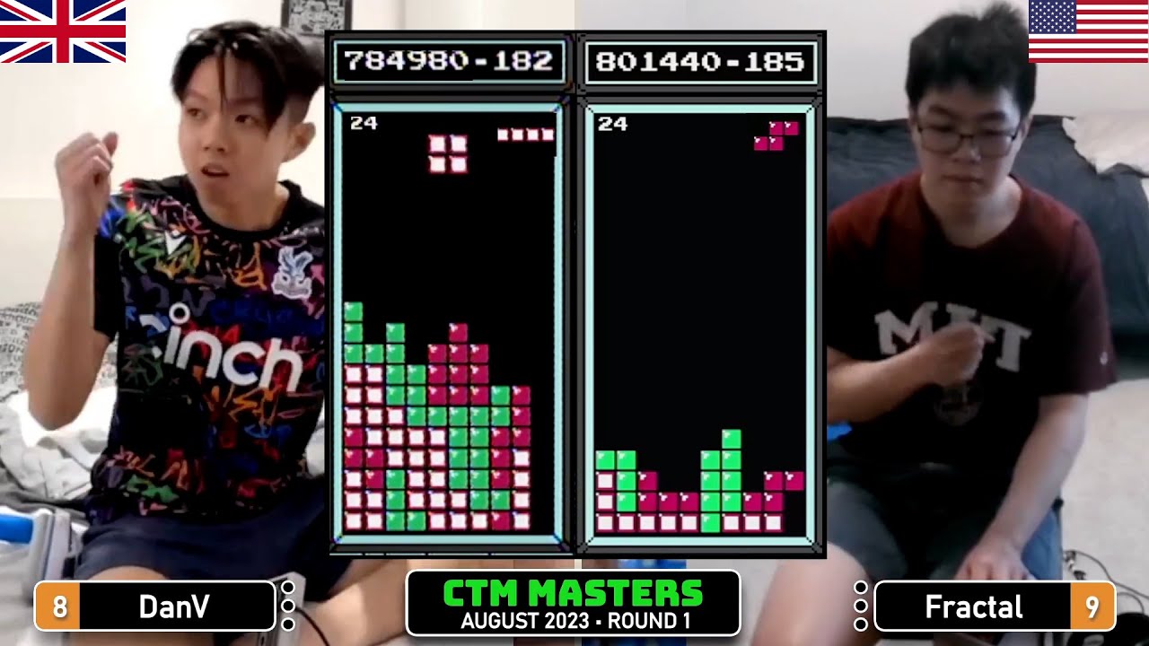 DanV, Fractal | Rd 1 | Classic Tetris Monthly Masters - YouTube