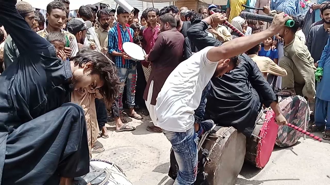 10 Muharram Ka Tazia  Tazia Procession In Pakistan  Dhol Tashe