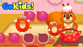 เกม ABC สำหรับเด็ก การเรียนรู้ตัวอักษร O และการติดตามตัวอักษร O : ABC Kids! Alphabet, letters screenshot 3