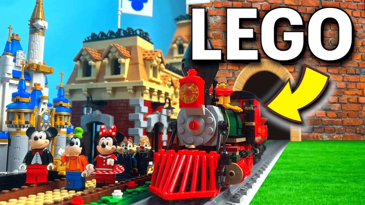 Ride the rails with this new Disneyland Lego train set