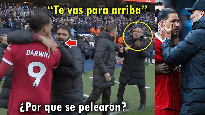 ASI fue la BRONCA entre DARWIN NUÑEZ Y GUARDIOLA HOY