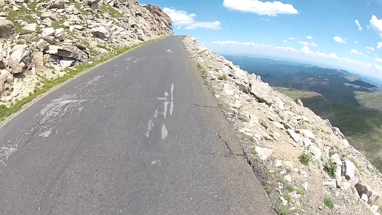 Mt. Evans, Colorado Ride on August 3, 2019 By Bicycle...GOING DOWN