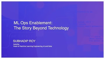 Deloitte: MLOps Enablement, The Story Behind Technology [Everyday AI London]