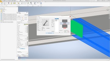Typical steel design connections in Autodesk Inventor with SolidSteel parametric