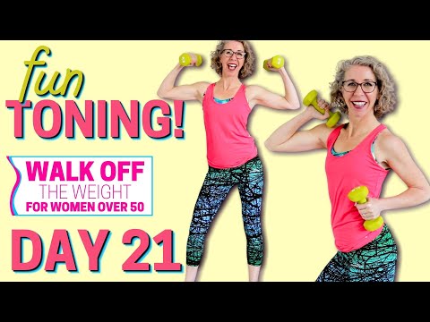 TIGHTEN UP! Weight Loss WEIGHTS Workout for Toning + Strength 🦶 WALK Off the Weight Day 21