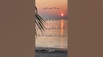 سورة النصر للشيخ المنشاوي #قرآن #اكسبلور #allah #تيك_توك