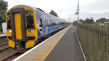 Newly Refurbished 158723 Departing Lochgelly on a Glenrothes to Edinburgh via Rosyth Service