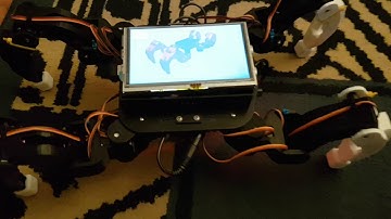 OpenSpace3D quadruped robot on raspberry pi