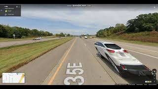 Interstate 35E - Minnesota (Exits 88 to 97) northbound