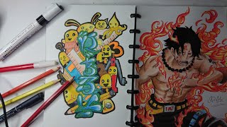 How to Draw Ace One piece [ Speed Drawing ] screenshot 4