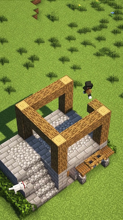 Minecraft Easy Starter House 🏠 #minecraft
