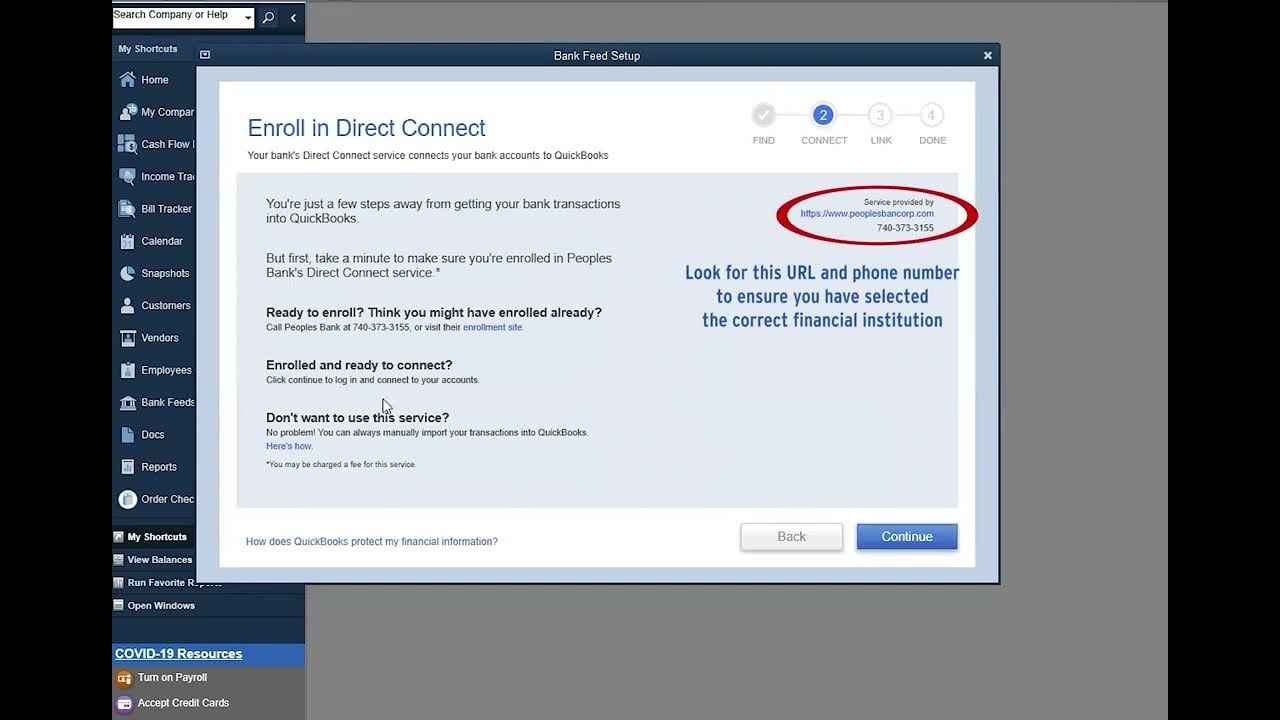 Quickbooks Direct Connect