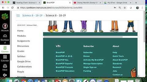 Getting Started With BrainPop in Canvas