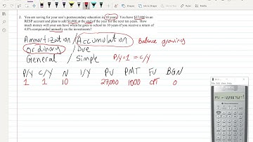 Business Math Lesson 13: More Annuities, part 2