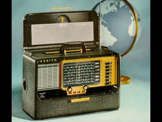 Zenith Trans-Oceanic Model B600 Radio (1959-1962) - YouTube