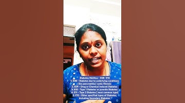 Keys points in understanding Diabetes - ICD 10 CM codes (Part 01 Telugu) #icd10 #decodingdiabetes