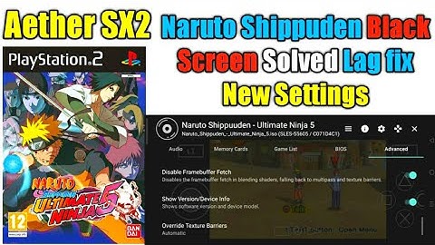 AetherSX2 best Settings For Naruto Shippuden Ultimate Ninja 5 | no lag settings | Mini Tube