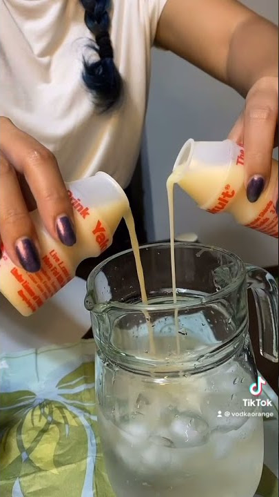 Soju Yakult #cocktail at #home