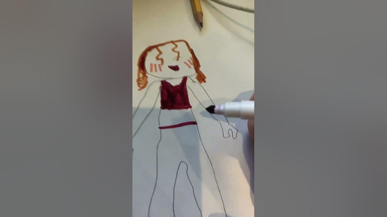 Drawing Roblox character - YouTube