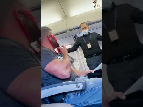 Viral video: Man thrown off flight for wearing thong as face mask