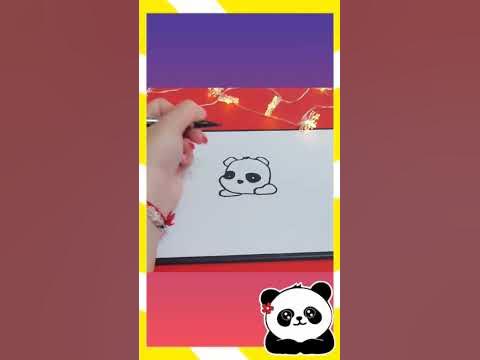 Как легко нарисовать Панду How to draw a Panda easily DRAWING sketch ...