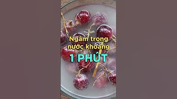 Cách Rửa Rau Quả Loại Bỏ Độc Tố Chắc Chắn Bạn Chưa Biết 👉 Lưu lại ngay #shorts