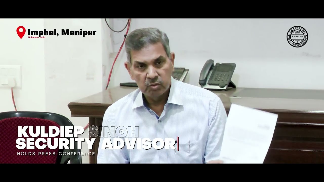 Mr. Kuldiep Singh confirms rumors about the 900 Kuki Militants about to wage war on Manipur.