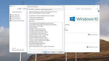Windows 10 - Optimize Performance Using Virtual Memory