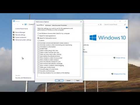 Windows 10 - Optimize Performance Using Virtual Memory