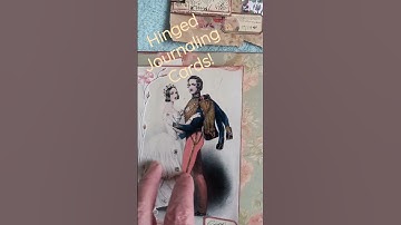 Hinged Journaling Cards, Journaling Spots, Create with me Reinet Hinged Tags for Junk Journals