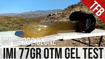 Home Defense 5.56mm Ammo: IMI's Mk 262 Clone 77gr OTM gel test