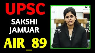 UPSC MOCK INTERVIEW || SAKSHI JAMUAR | RANK_89 🔥 | UPSC TOPPER || @Tathastuics