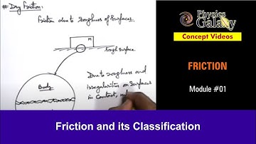Class 11 Physics | Friction | #1 Friction and its Classification | For JEE & NEET