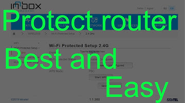 How to protect Wi-Fi Innbox G74 Router