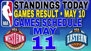 nba playoffs standings today as of may 10, 2023 | Games results | Games schedule May 11, 2023